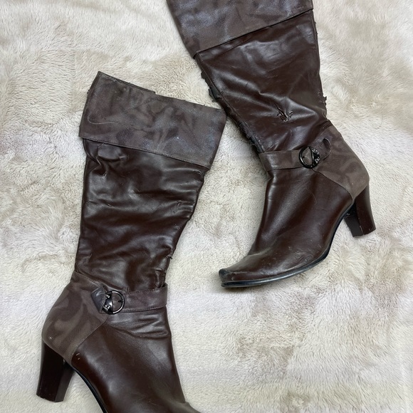 Brown High Heel Boots - Picture 1 of 10